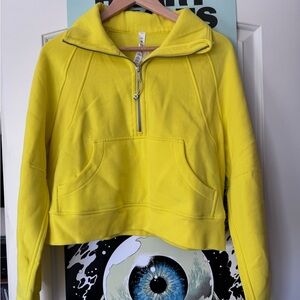 Lululemon Scuba Oversized Funnel Neck (Sonic Yellow)
